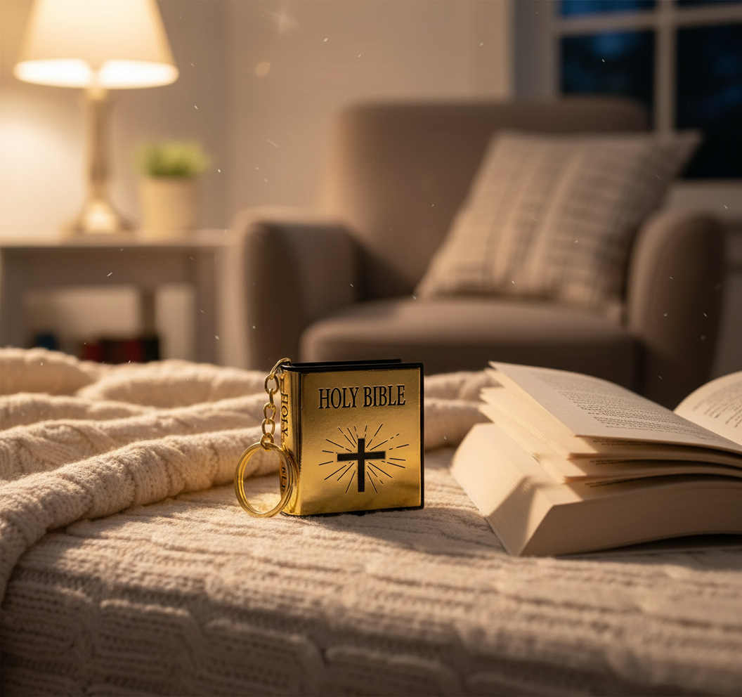 Mini Holy Bible Keychain – Faith You Can Carry Anywhere