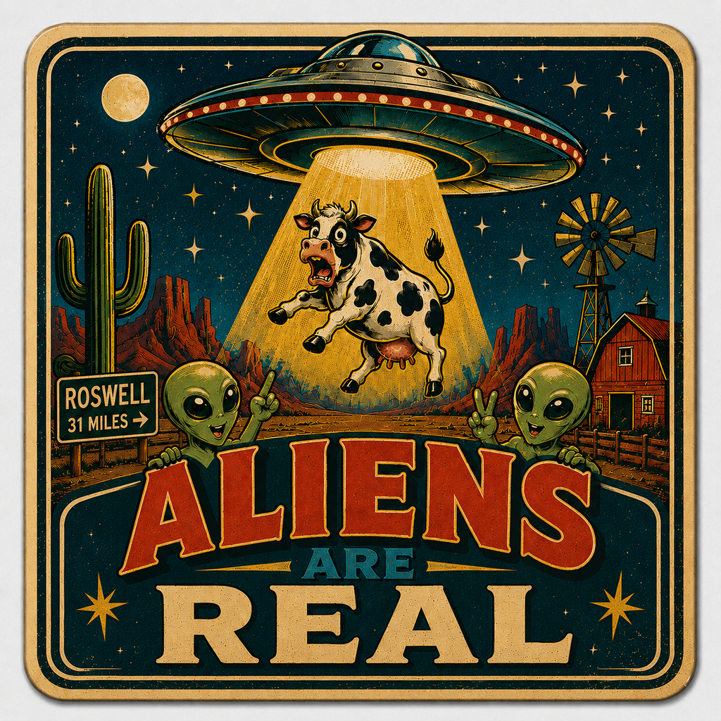 Aliens Are Real Magnet