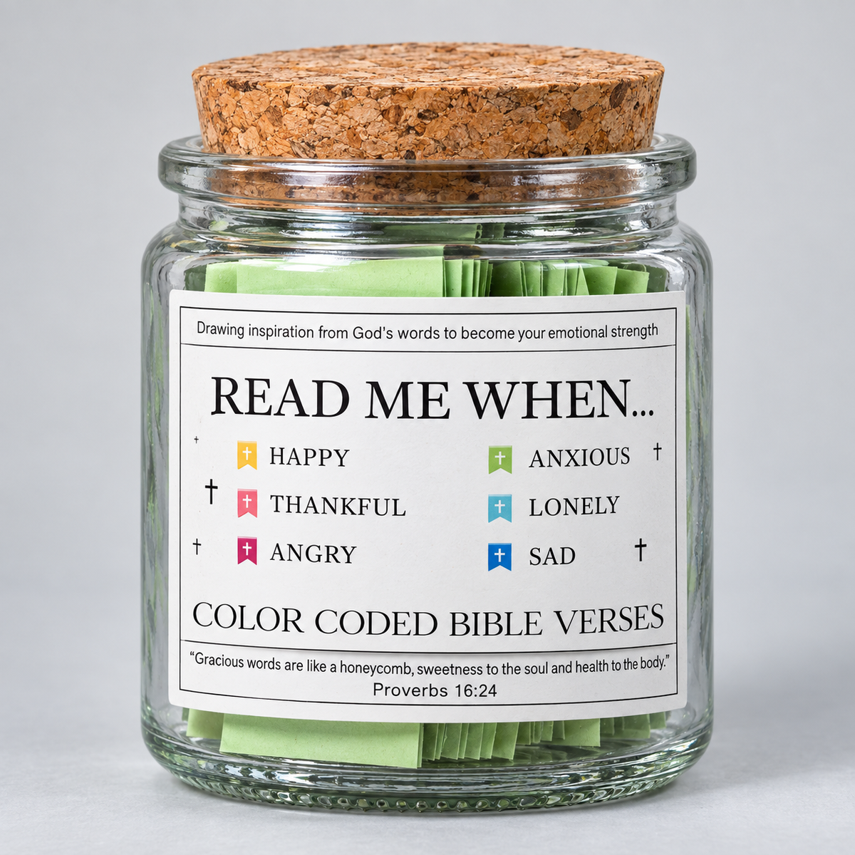 Bible Verse Jar - Christian Scripture