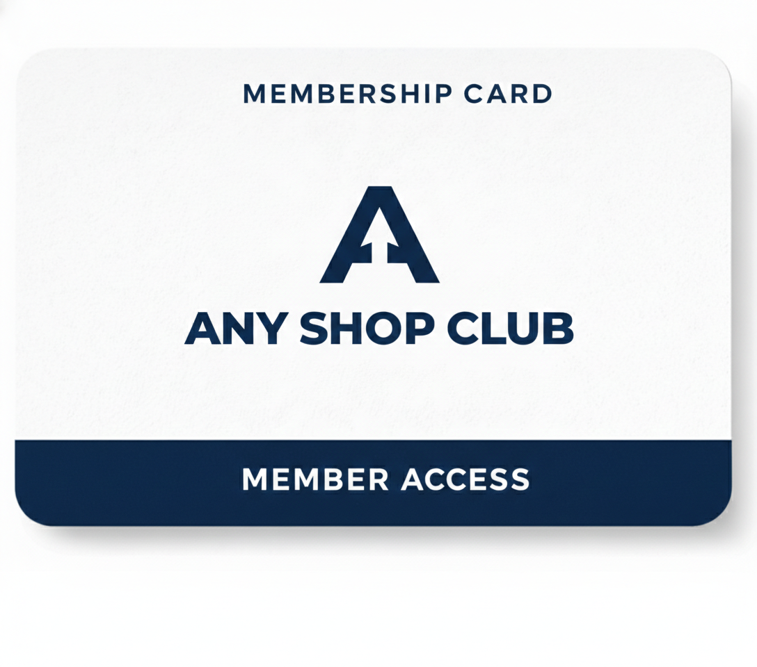 Any Shop Club Membership