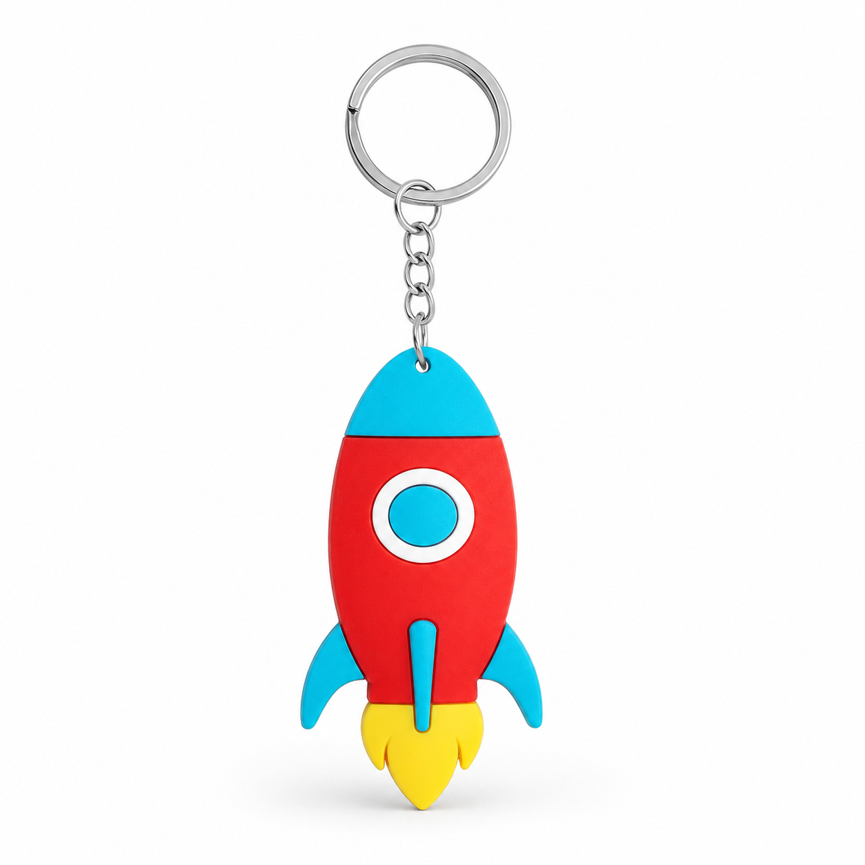 Rocket Ship Keychain