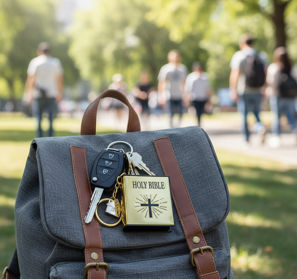 Mini Holy Bible Keychain – Faith You Can Carry Anywhere