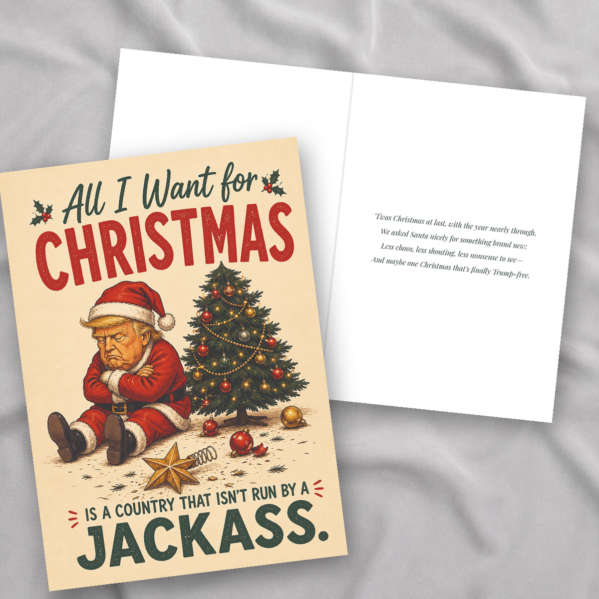 Anti-Trump Christmas Card
