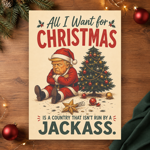 Anti-Trump Christmas Card