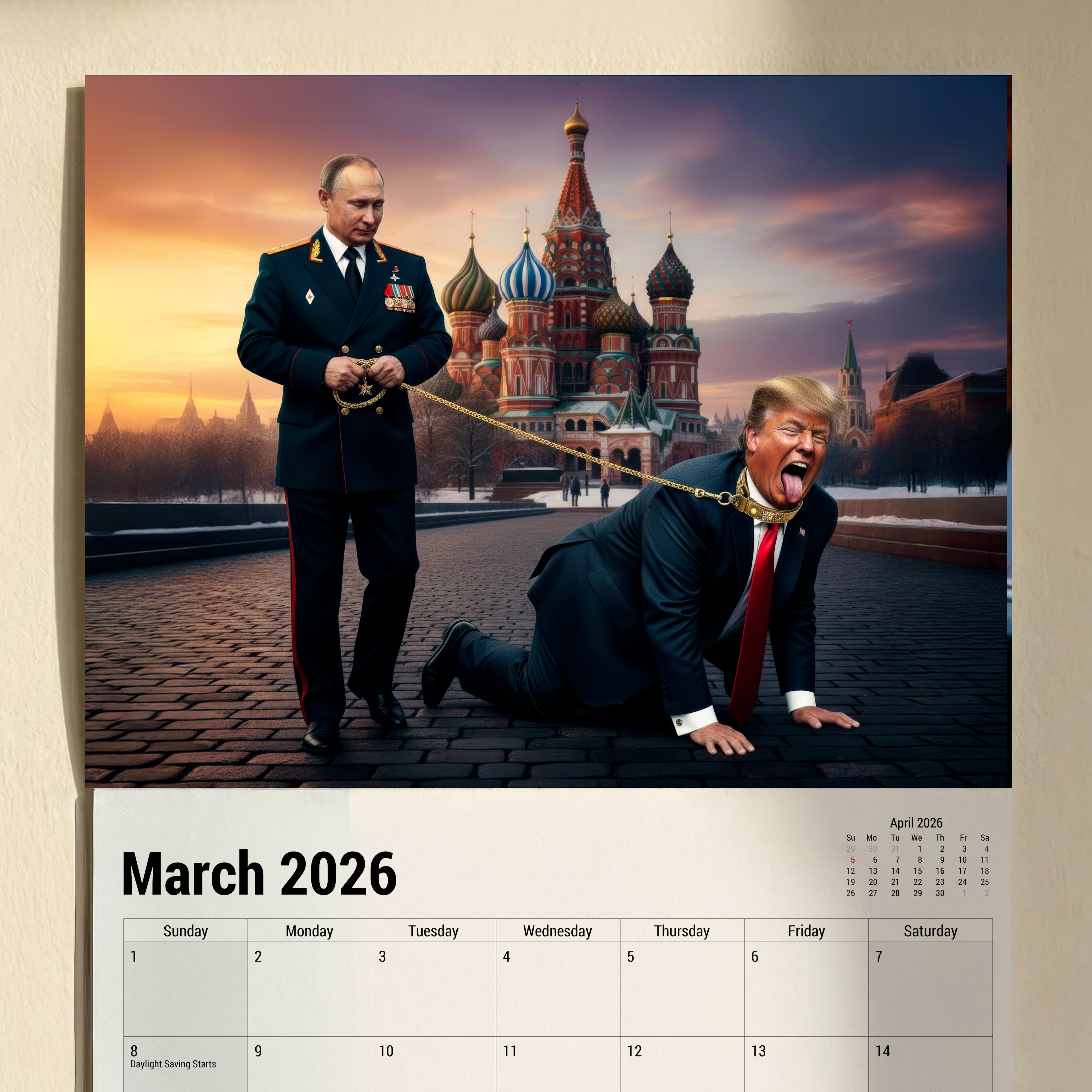 Ugly Trump Calendar 2026
