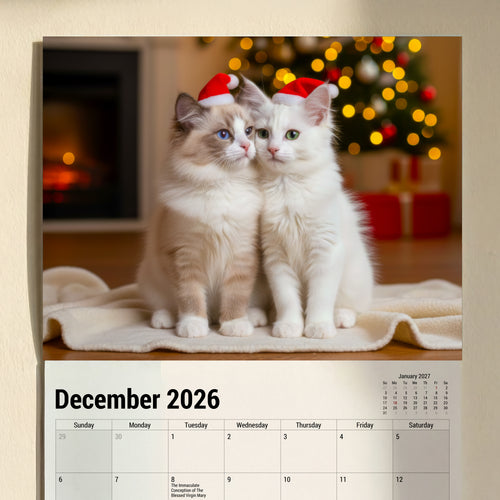Cute Kitten Calendar 2026