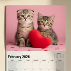 FREE Cute Kitten Calendar 2026
