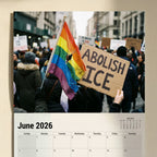 Abolish ICE Wall Calendar 2026