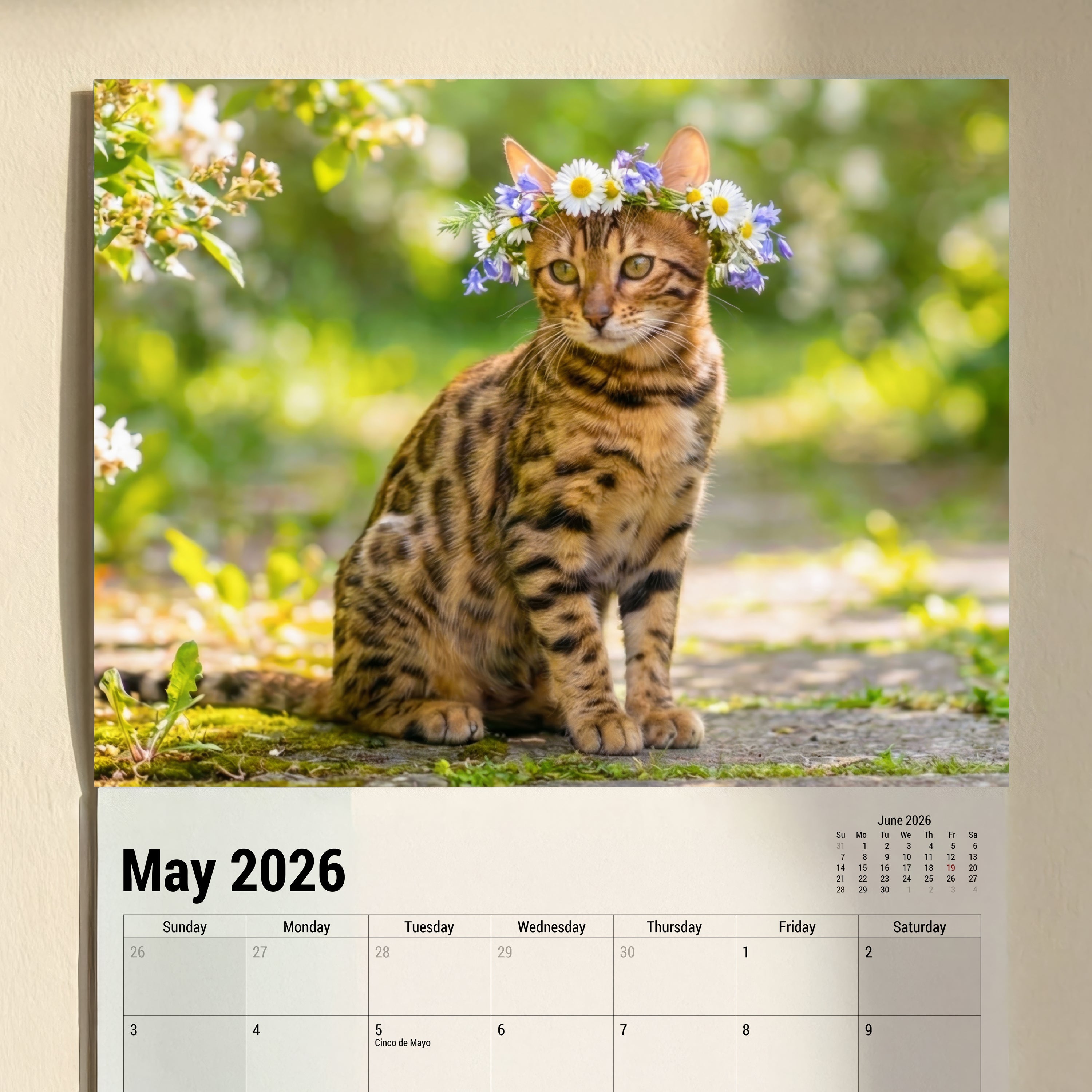 Cute Kitten Calendar 2026
