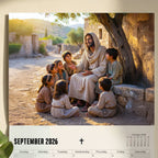 Jesus Christ 2026 Wall Calendar for All Christians